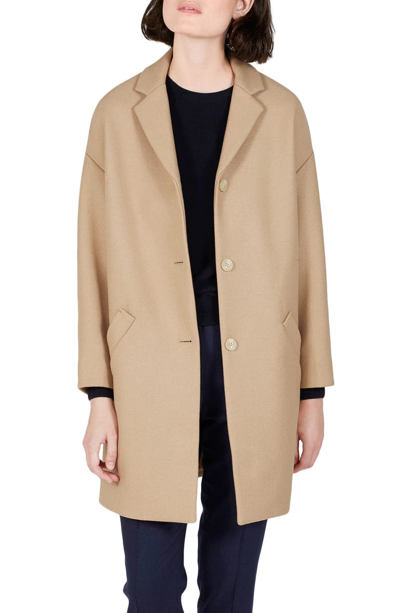 Everlane The Cocoon Wool Blend Coat, Main, color,