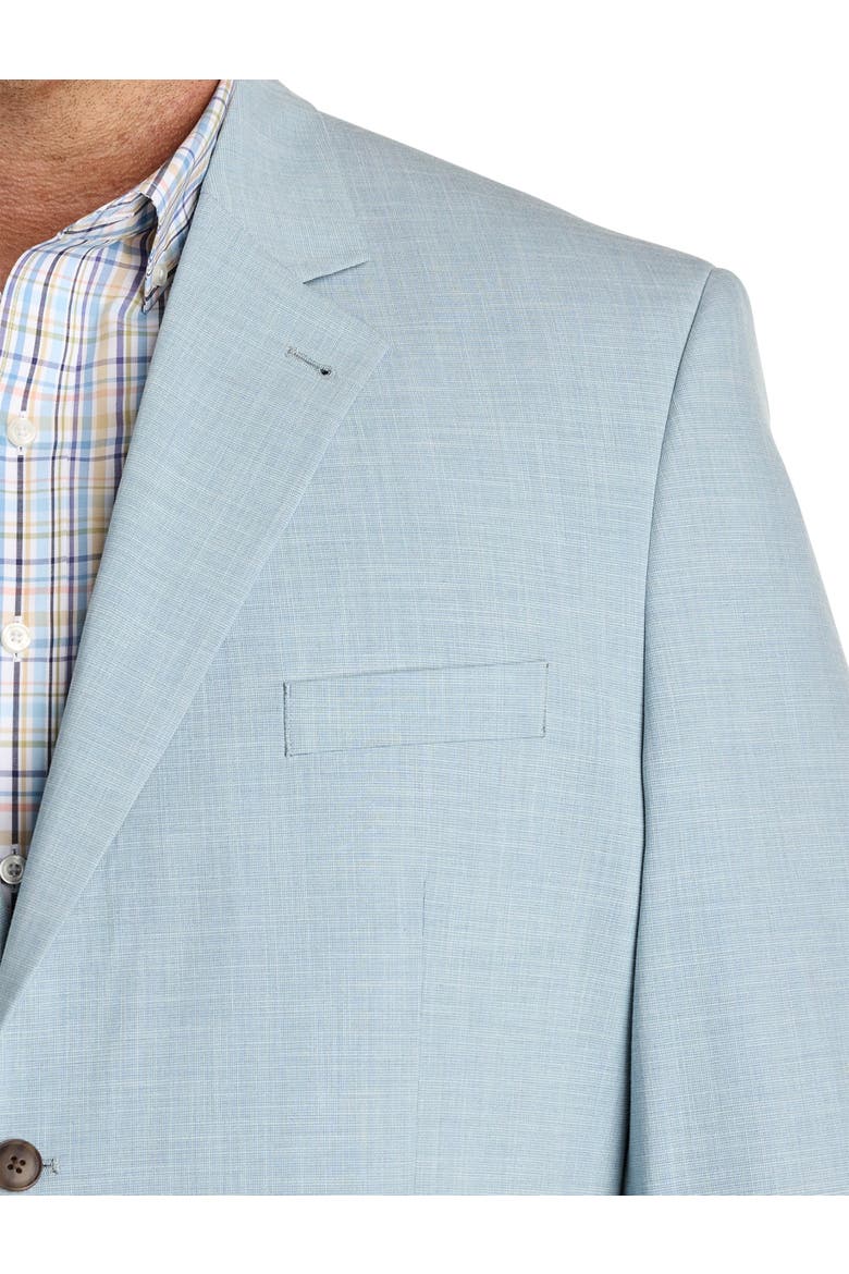 Big & Tall Cross Hatch Jacket-Relaxer Suit Jacket, Alternate, color, BLUE
