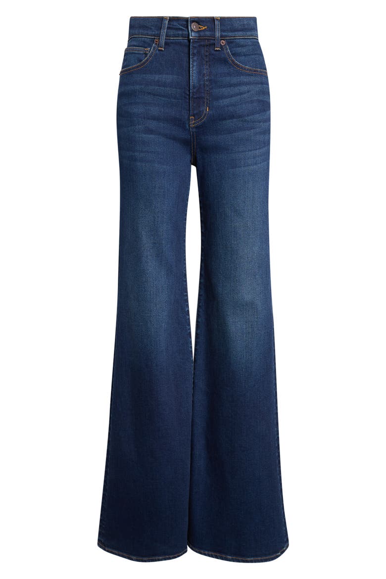 Joplin High Waist Wide Flare Jeans, Alternate, color, RIPTIDE
