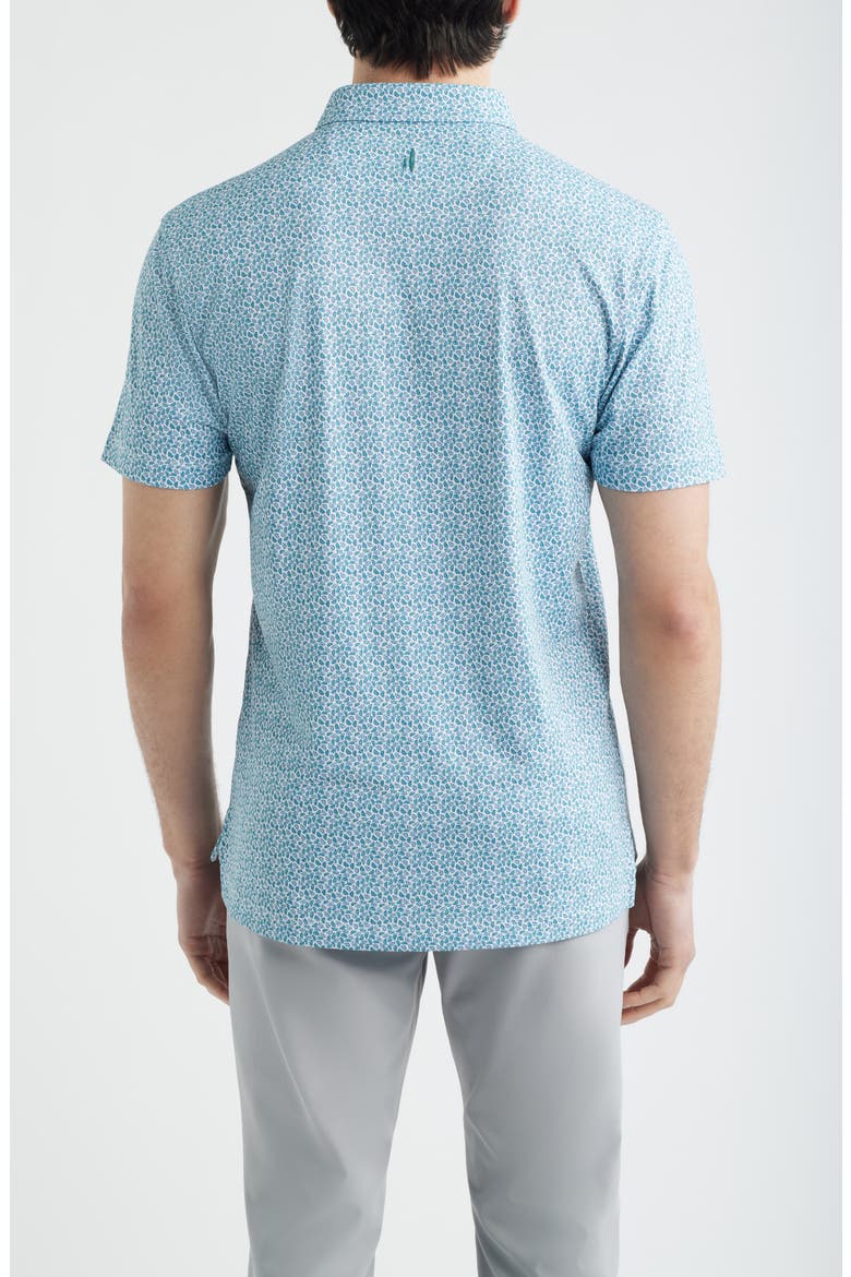 Peelin Good Citrus Print Performance Jersey Polo, Alternate, color, TROPICAL