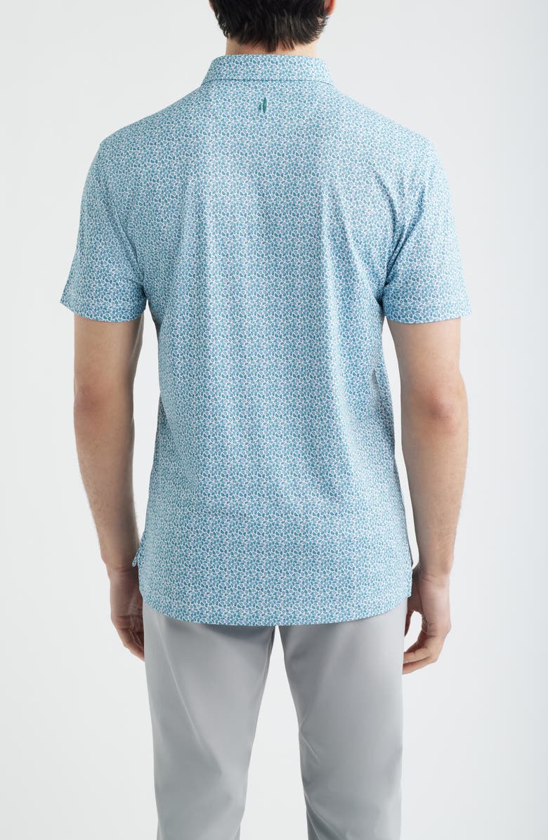 johnnie-O Peelin Good Citrus Print Performance Jersey Polo, Alternate, color, Tropical