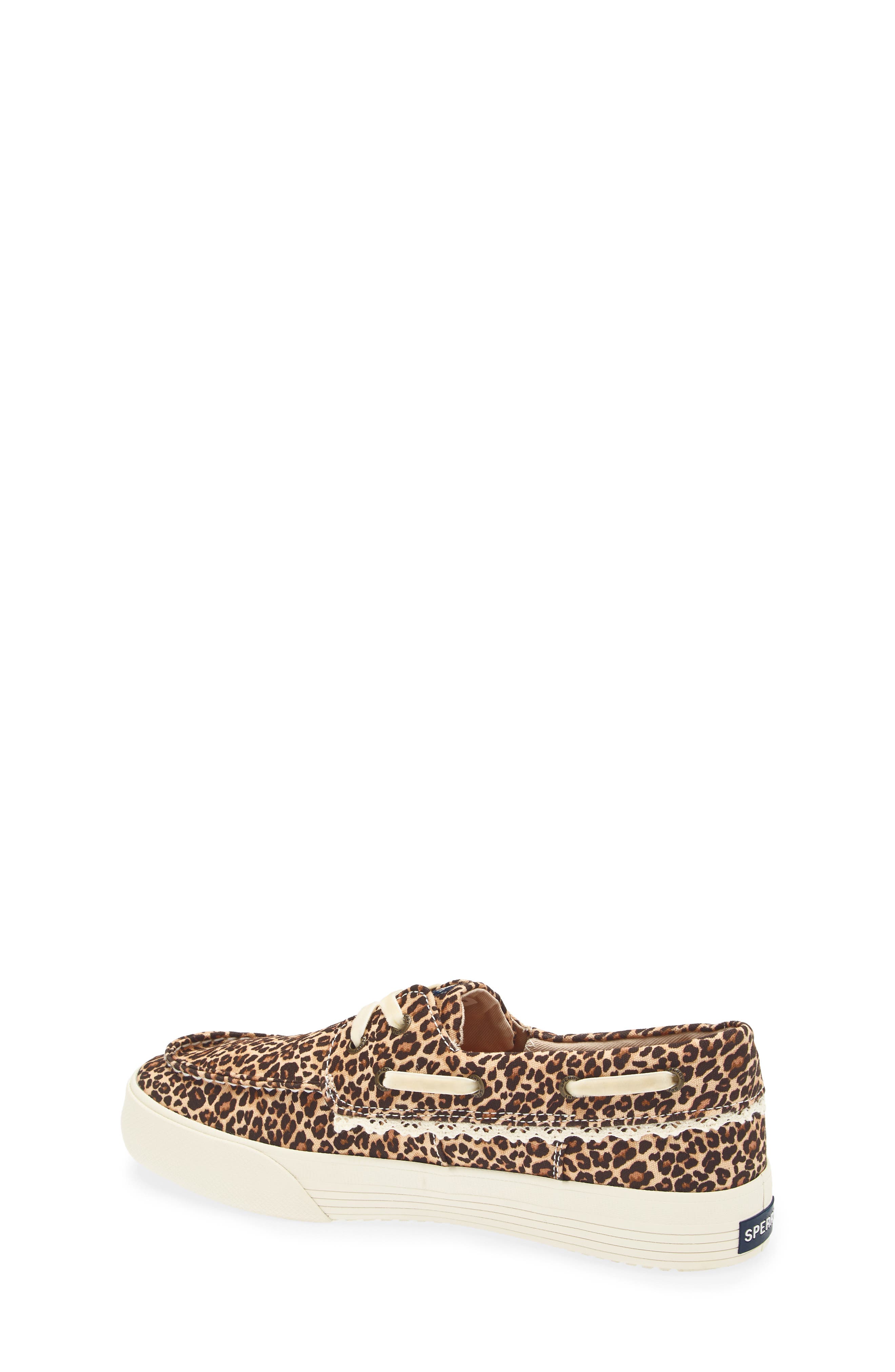 Sperry Kids' Bahama Platform Slip-On Sneaker, Alternate, color, Cheetah