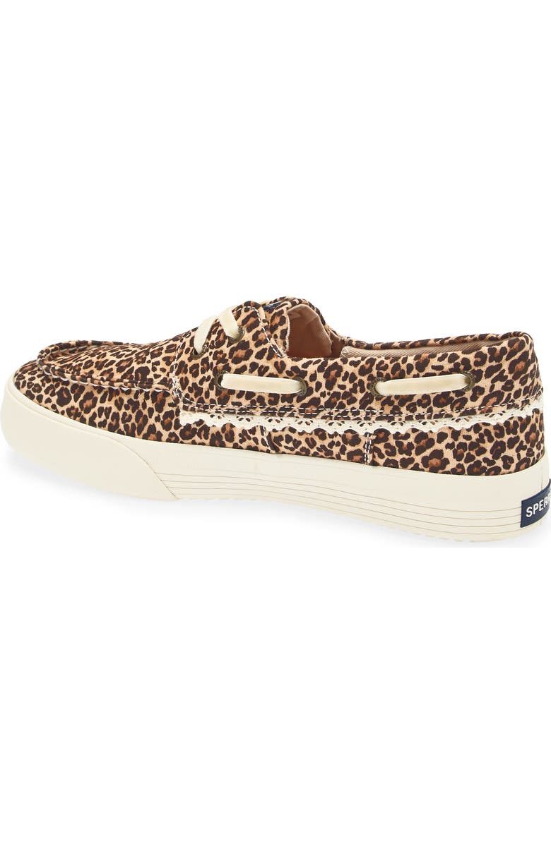Sperry Kids' Bahama Platform Slip-On Sneaker, Alternate, color, Cheetah
