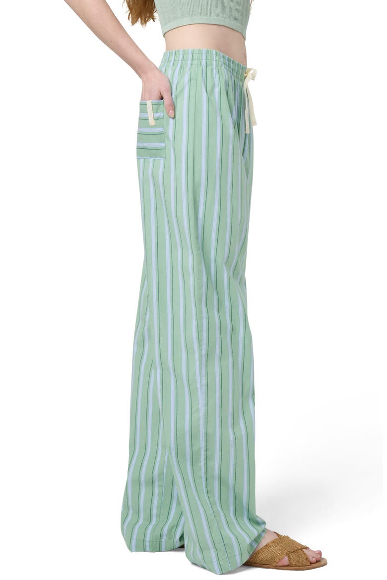 Boxy Pants, Alternate, color, GREEN OF STRIPE
