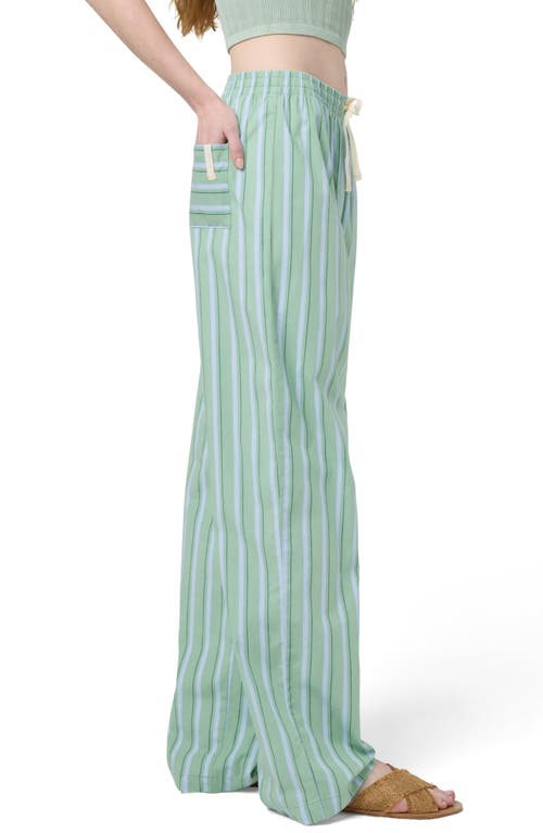Florence By Mills Boxy Pants In Green Of Stripe