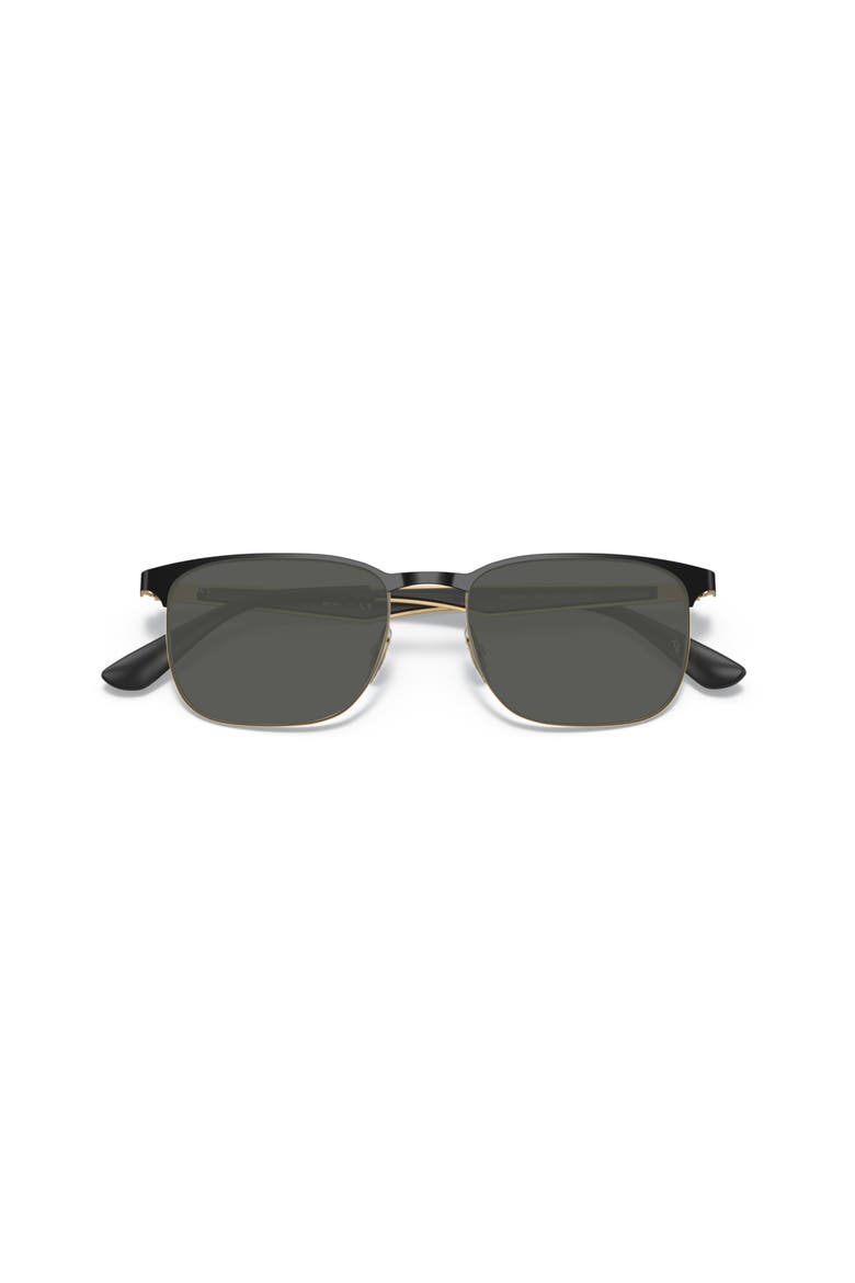 56mm Square optical glasses, Main, color, Black