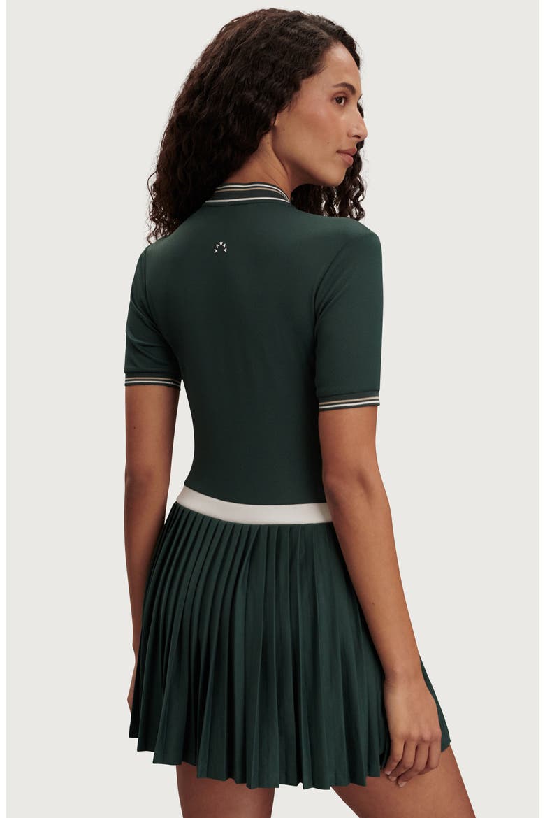 Lainey Court Dress, Alternate, color, GREEN GABLES