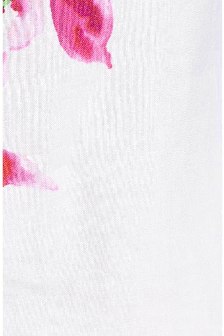Floral Fade Shift Dress, Alternate, color, WHITE