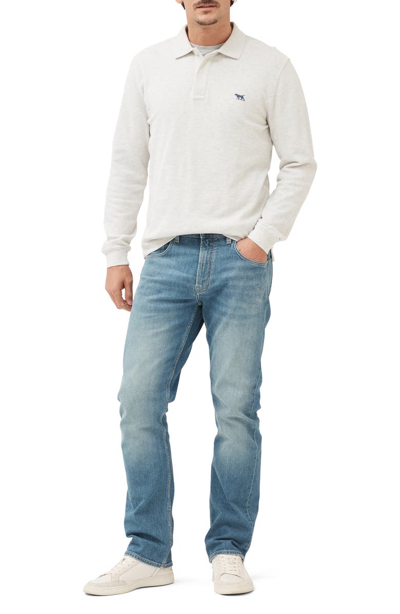 Rodd & Gunn Gunn Piqué Polo, Alternate, color, Cloud