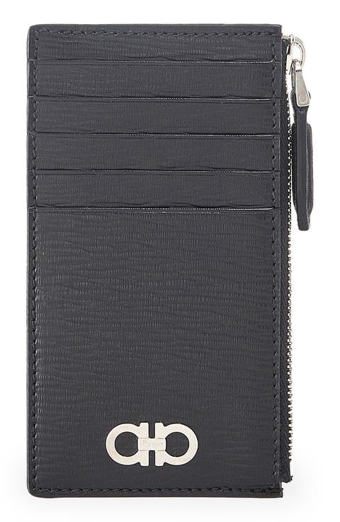 折りたたみ財布 FERRAGAMO 'Gancio' wallet + card holder set (780706 NERO) s-l400.jpg