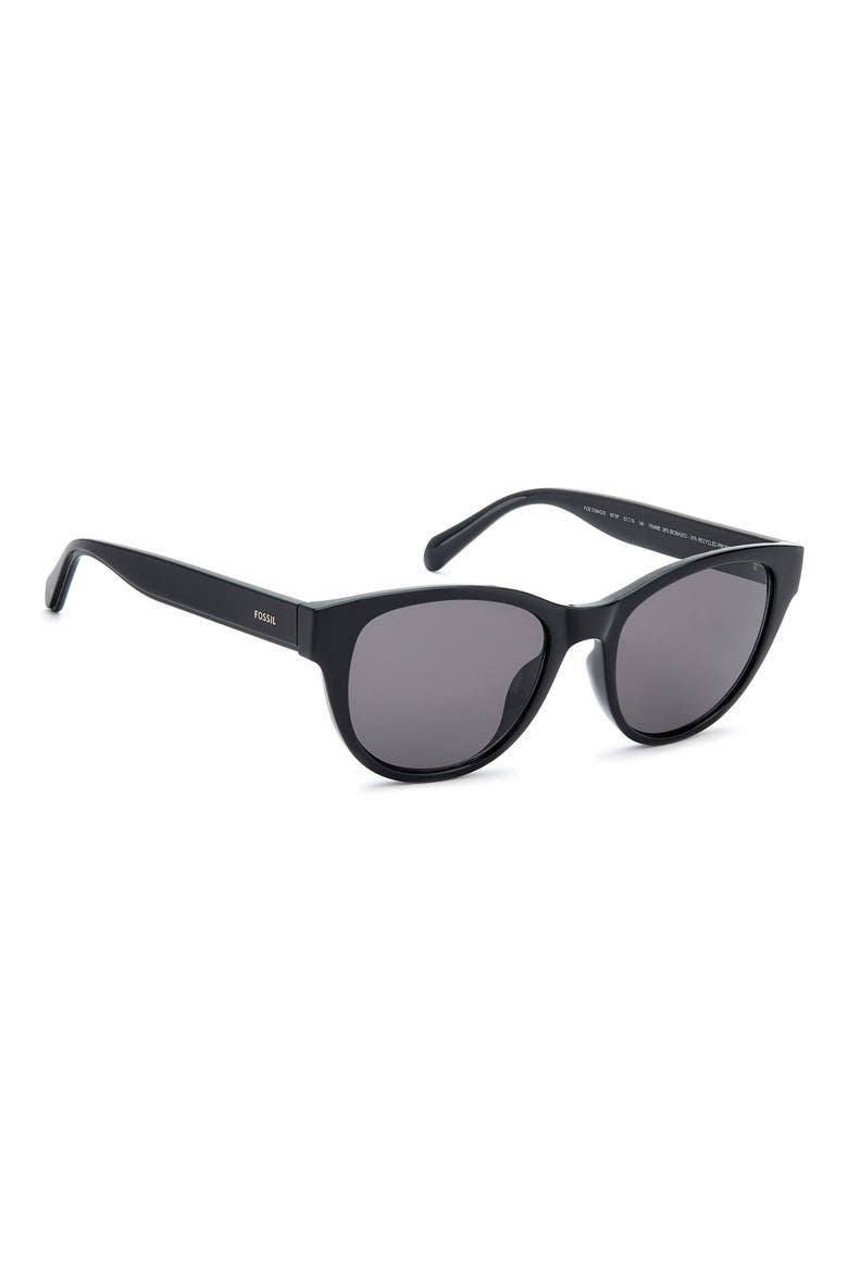 53mm Square Sunglasses, Alternate, color, BLACK/ GREY