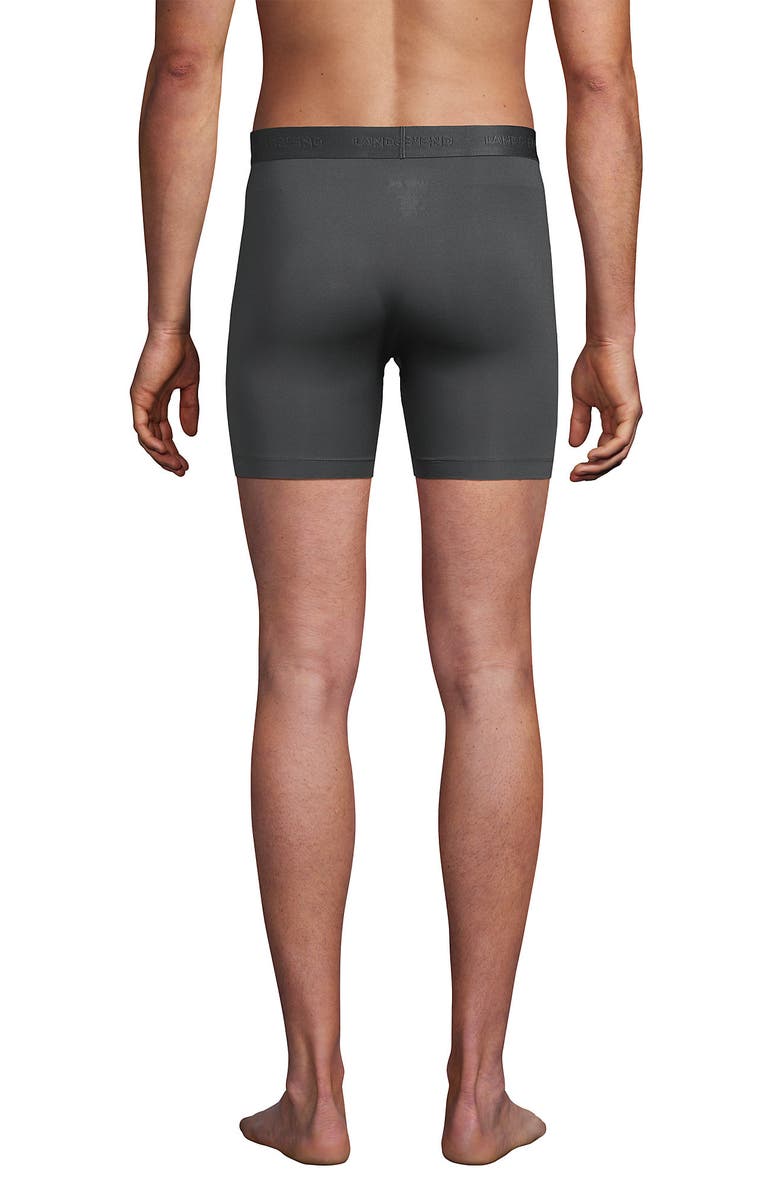 Lands' End Flex Performance Boxer Brief 3 Pack, Alternate, color, Steel Gray