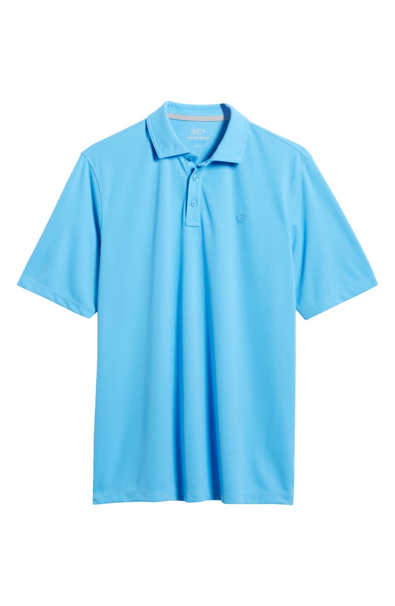 Johnston & Murphy XC4<sup>®</sup> Cool Degree Performance Golf Polo, Alternate, color, Light Blue