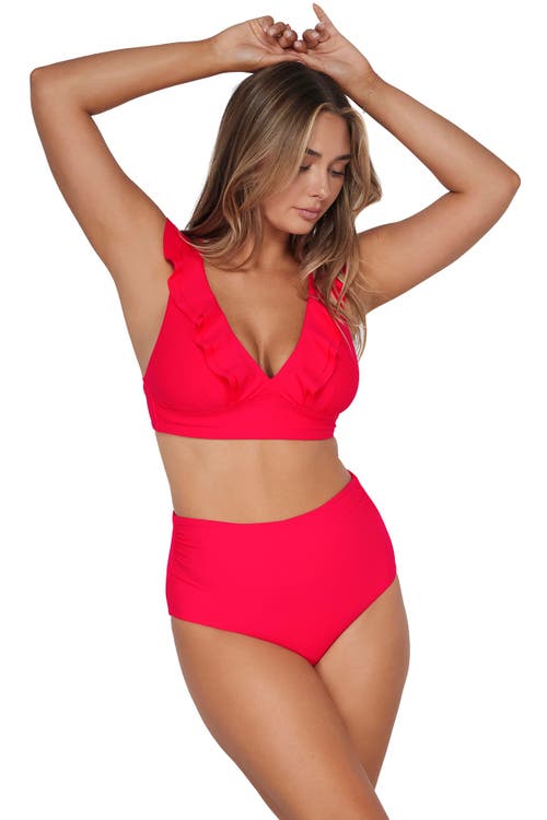 SUNSETS SUNSETS CAPRI HIGH WAIST BIKINI SWIM BOTTOMS 