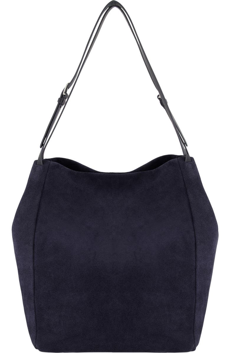 Vince Large Josie Suede Tote, Main, color, Coastal