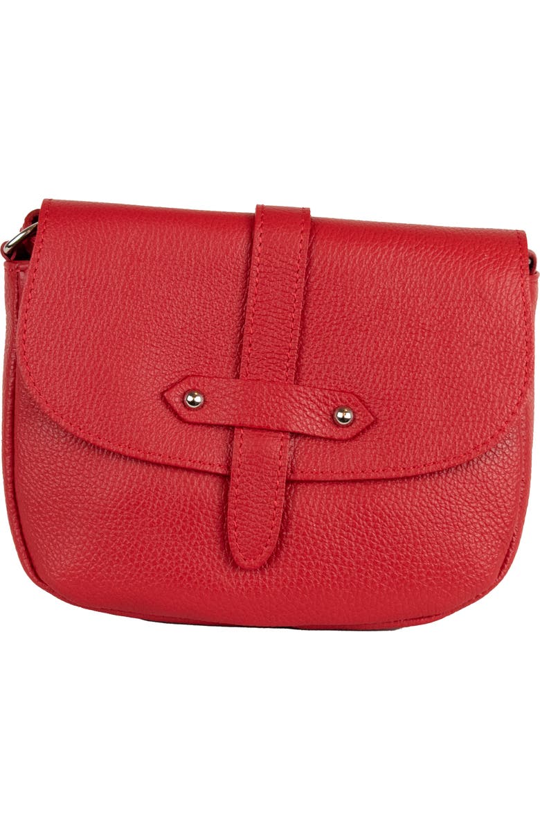 Persaman New York Daphne 18 Crossbody Bag, Main, color, Red