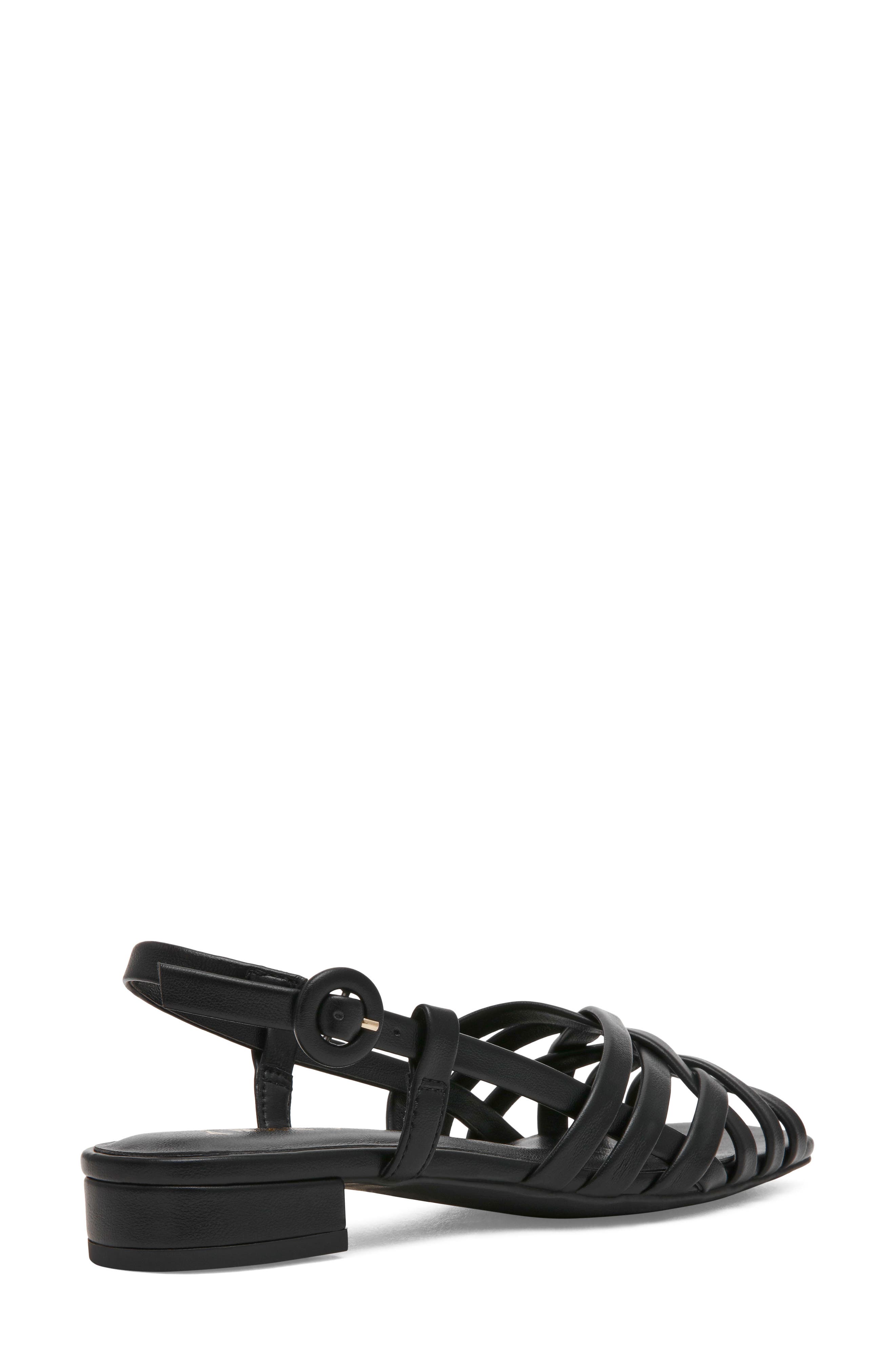 Fairfield Slingback Sandal, Alternate, color, BLACK SMOOTH
