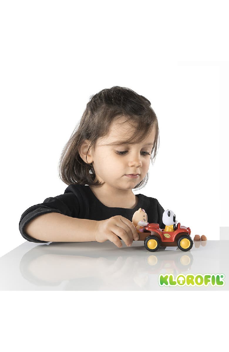 Timber Tots Quad Red Atv Bike & Panda Figure, Pop Storage Trunk, Alternate, color, Multicolored