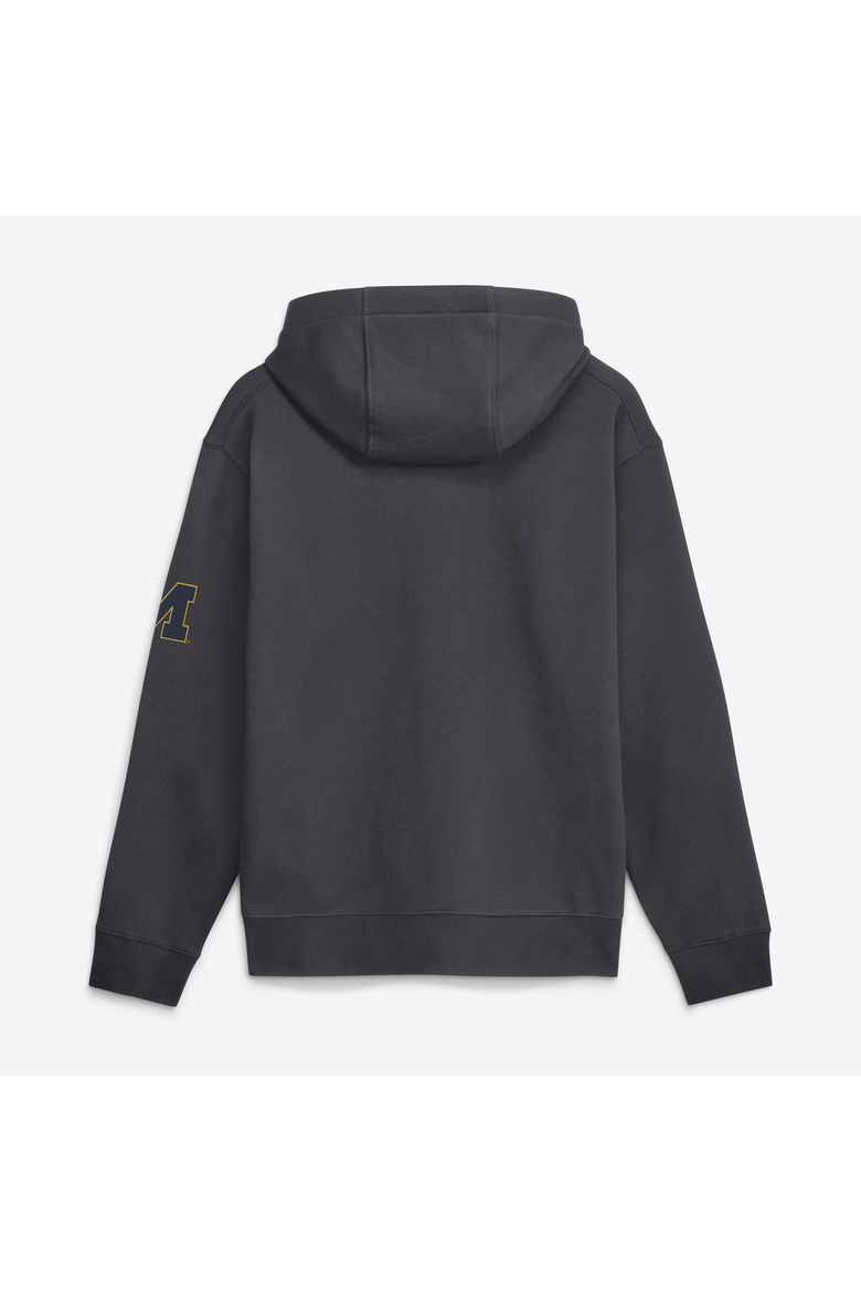 Men's Jordan Brand  Anthracite Michigan Wolverines 2026 Sideline Club Fleece Hoodie, Alternate, color, Anthracite