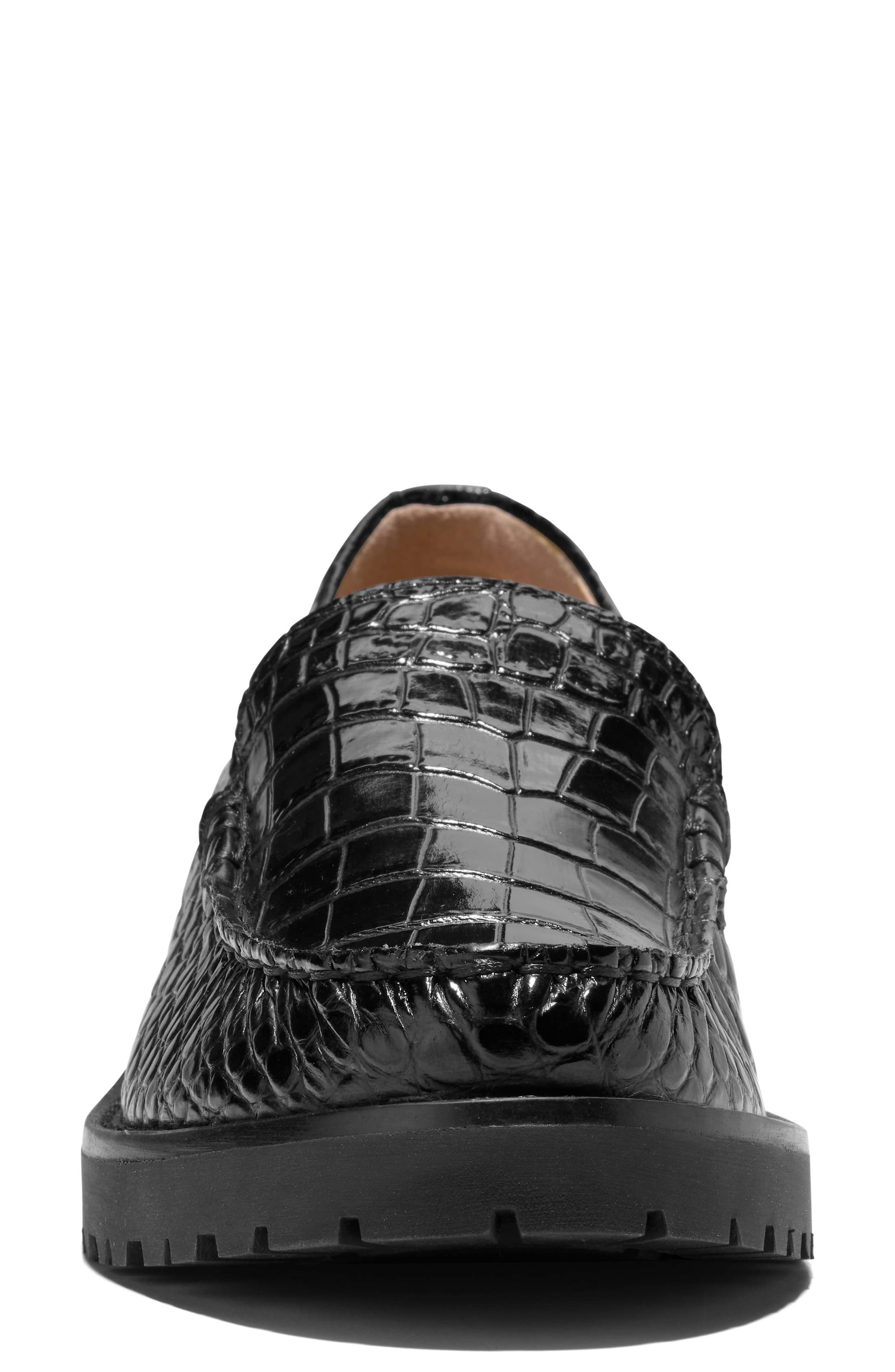 Женские туфли Cole Haan Thelle Croc Embossed Loafer — фото 5
