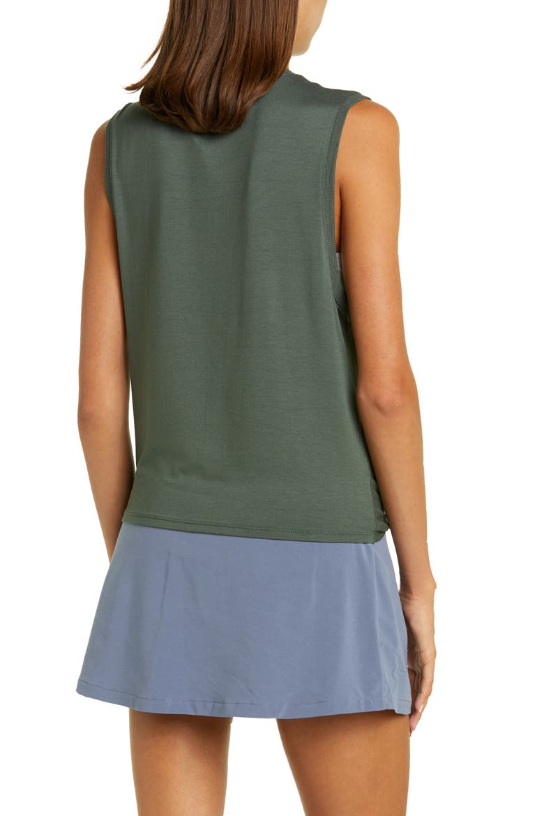 Twist Front Tank, Alternate, color, GREEN URBAN