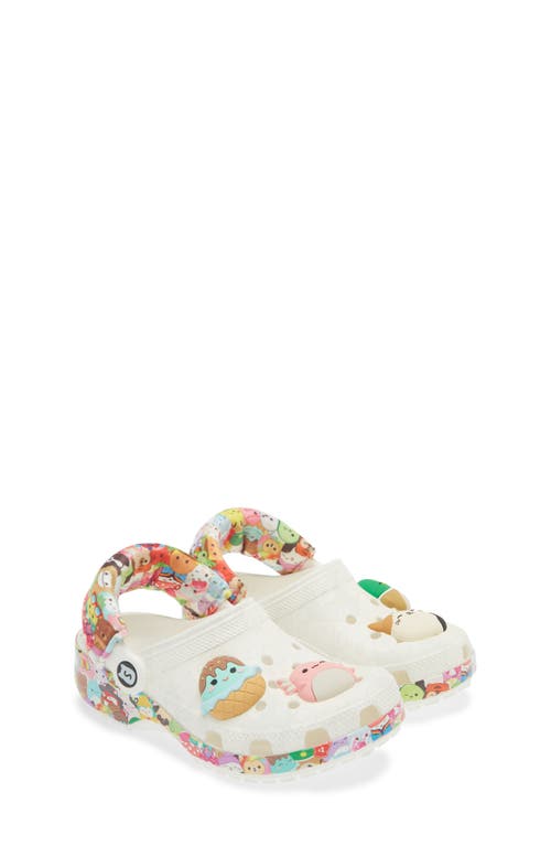 CROCS Kids' Squishmallows Classic Clog in Beige/Multi 