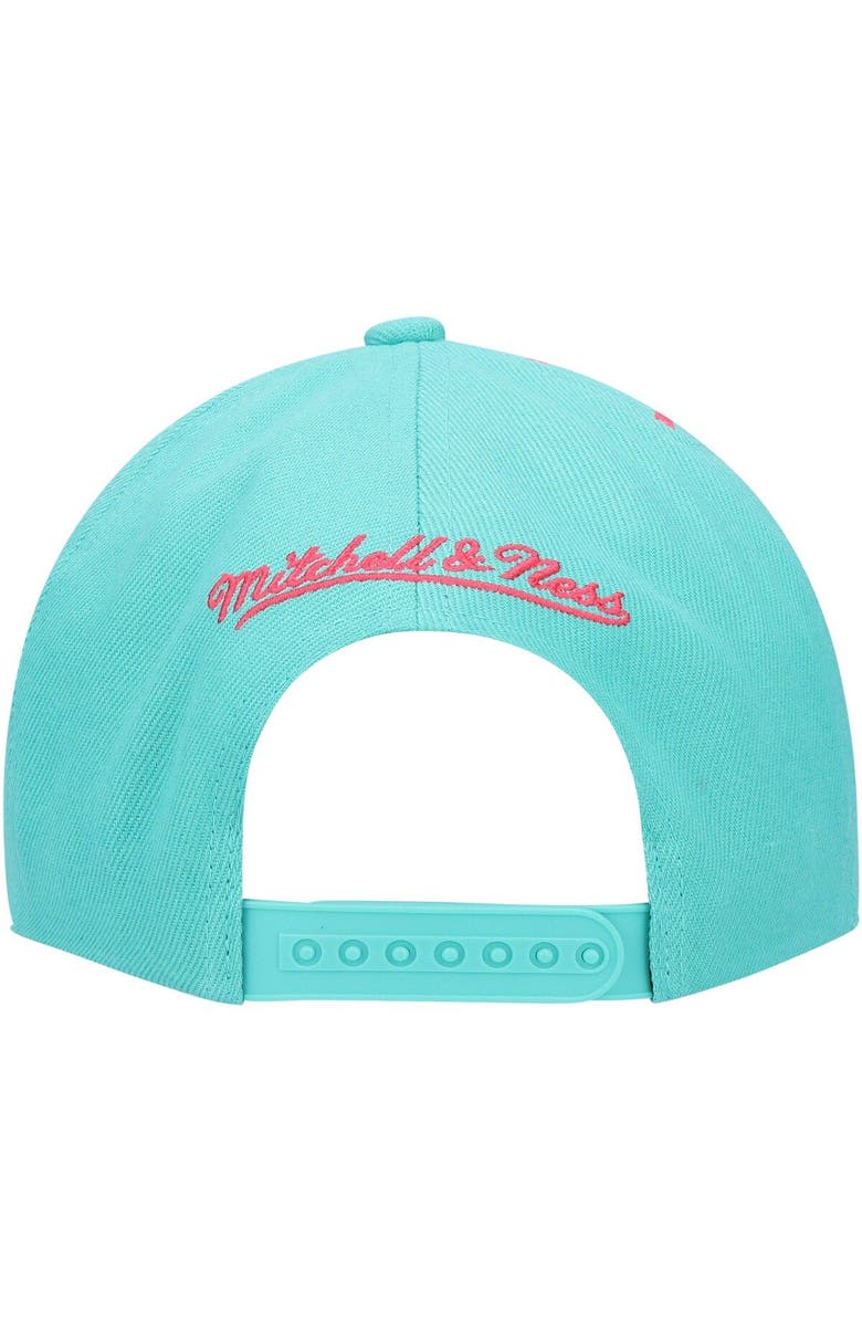 Mitchell & Ness Men's Mitchell & Ness Teal San Antonio Spurs Hardwood Classics Earthquake Snapback Hat, Alternate, color, 