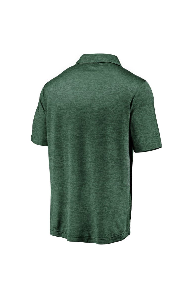 FANATICS Men's Fanatics Green Miami Hurricanes Primary Logo Striated Polo, Alternate, color, Green