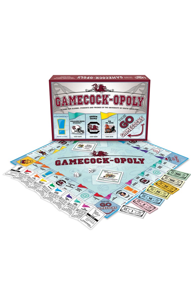South Carolina Gamecockopoly Monopoly Board Game, Alternate, color, Multicolored