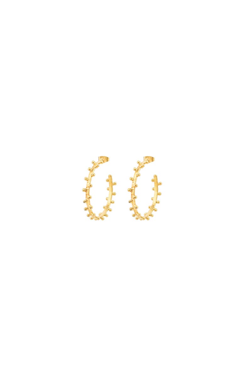 Gipsy Earrings, Main, color, GOLD