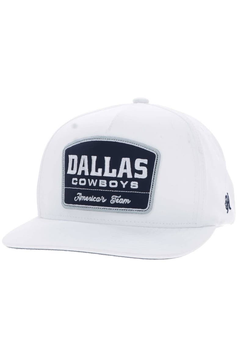 Men's HOOey White Dallas Cowboys America's Team Adjustable Hat, Main, color, White