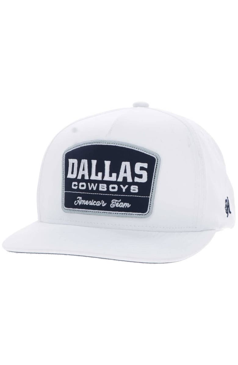 HOOEY Men's HOOey White Dallas Cowboys America's Team Adjustable Hat, Main, color, White