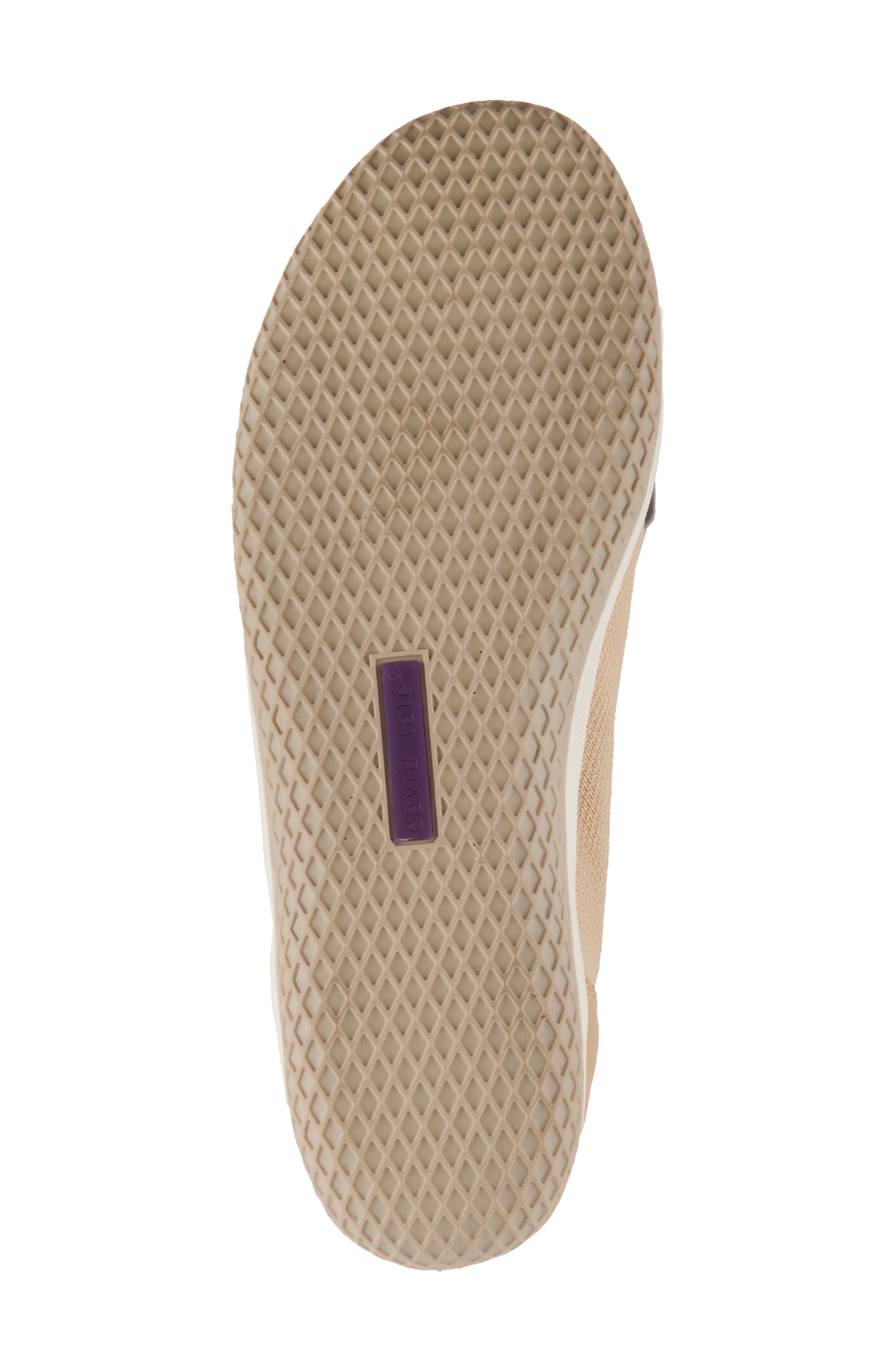 David Tate Italy Knit Ballet Flat, Alternate, color, Camel Fabric