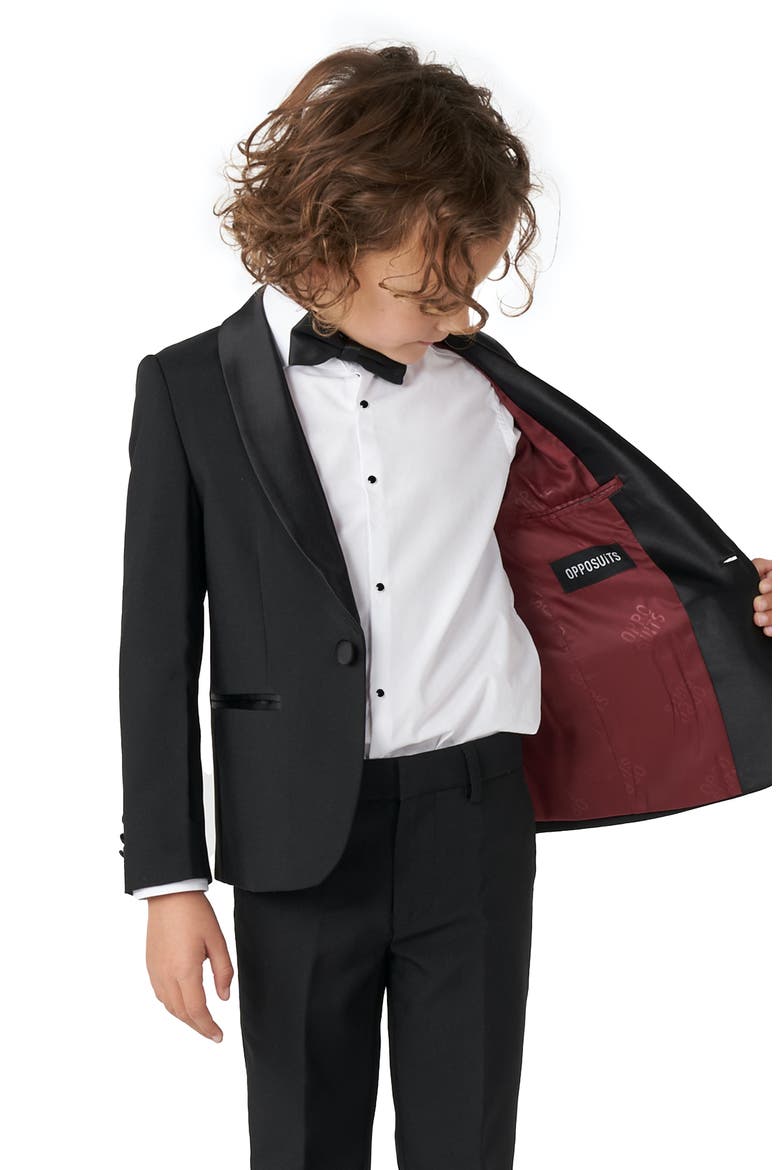 Jet Set Black Tuxedo with Tie, Alternate, color, BLACK