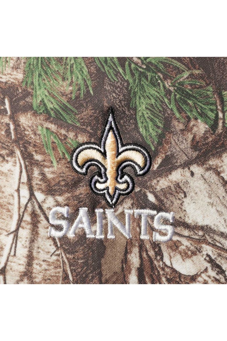 Men's Dunbrooke Realtree Camo New Orleans Saints Trophy Tech Fleece Full-Zip Hoodie, Alternate, color, Realtree Camo