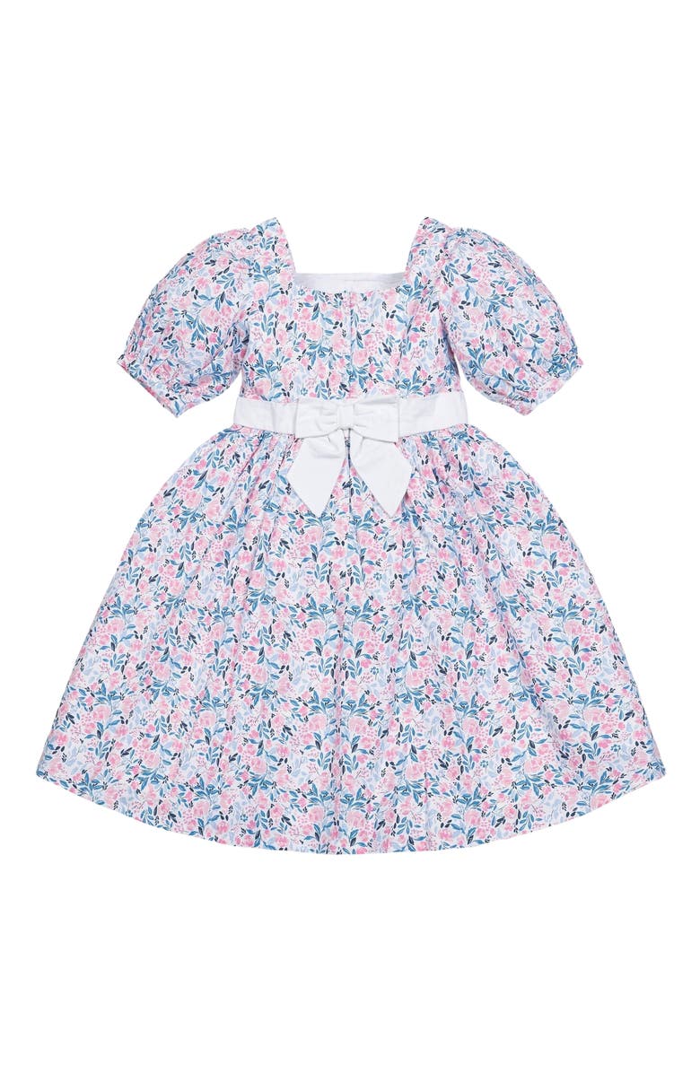 Hope & Henry Girls' Short Sleeve Puff Sleeve Party Dress, Toddler, Alternate, color, English Floral