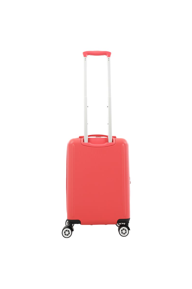 21.5" Carry-On Hardside Spinner Luggage with 3D Pineapple, Alternate, color, CORAL