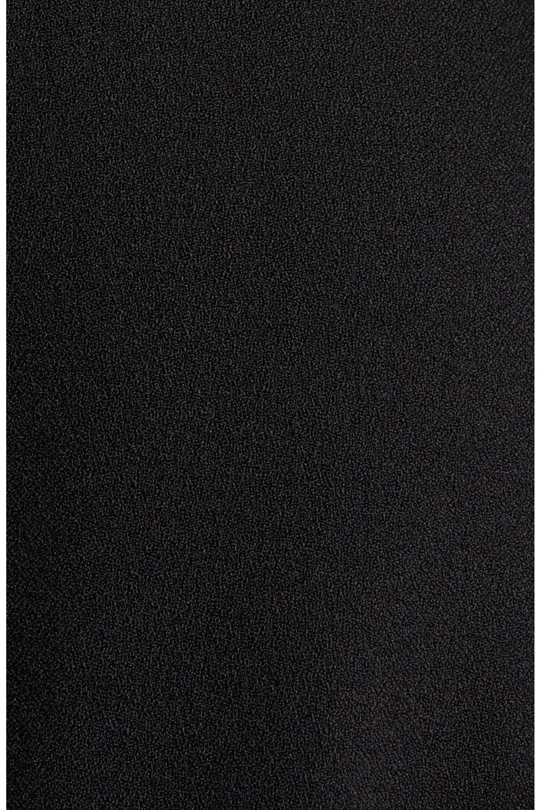 Slit Sleeve Wide Leg Crepe Jumpsuit, Alternate, color, BLACK