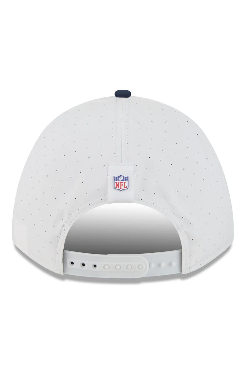 New Era Men's New Era  White/Navy Denver Broncos 2025 NFL Training Camp A-Frame 9FORTY Adjustable Hat, Alternate, color, 