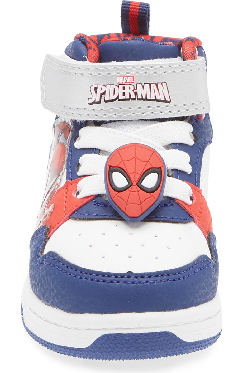 Harper Canyon Kids' Spider-Man High Top Sneaker, Alternate, color, Blue Multi