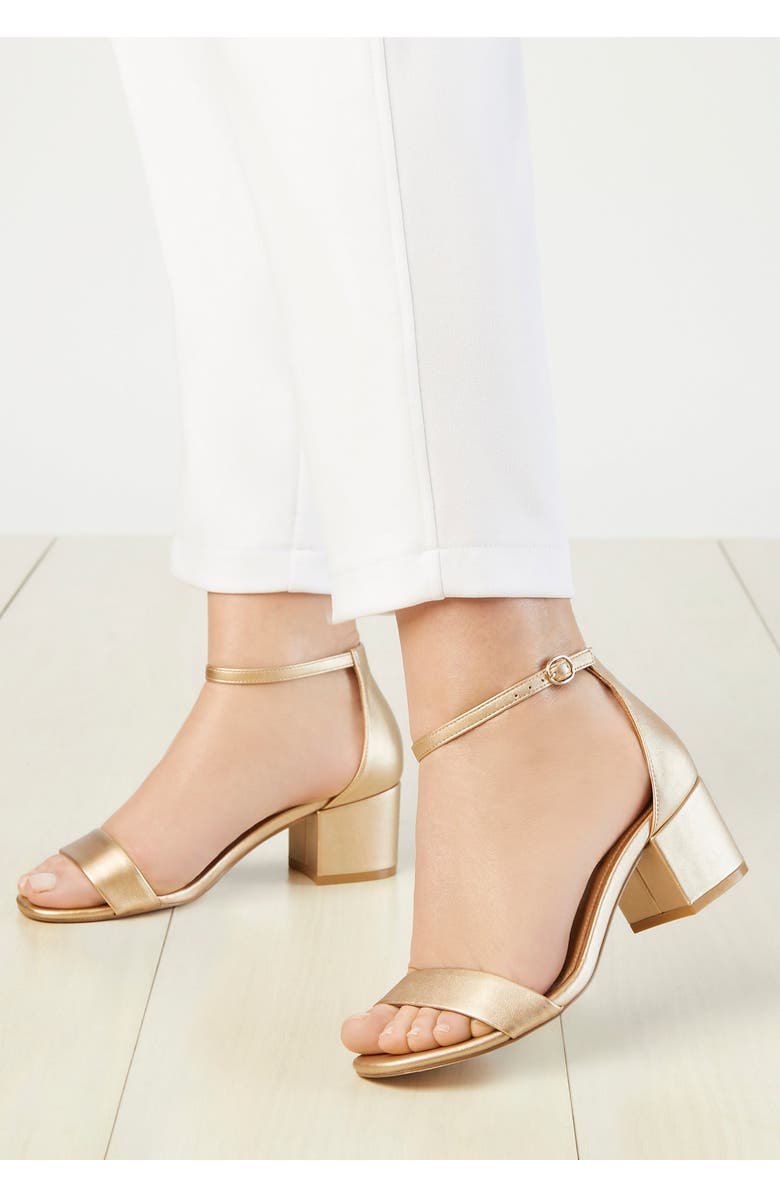 Comfortview The Orly Sandal, Alternate, color, Gold