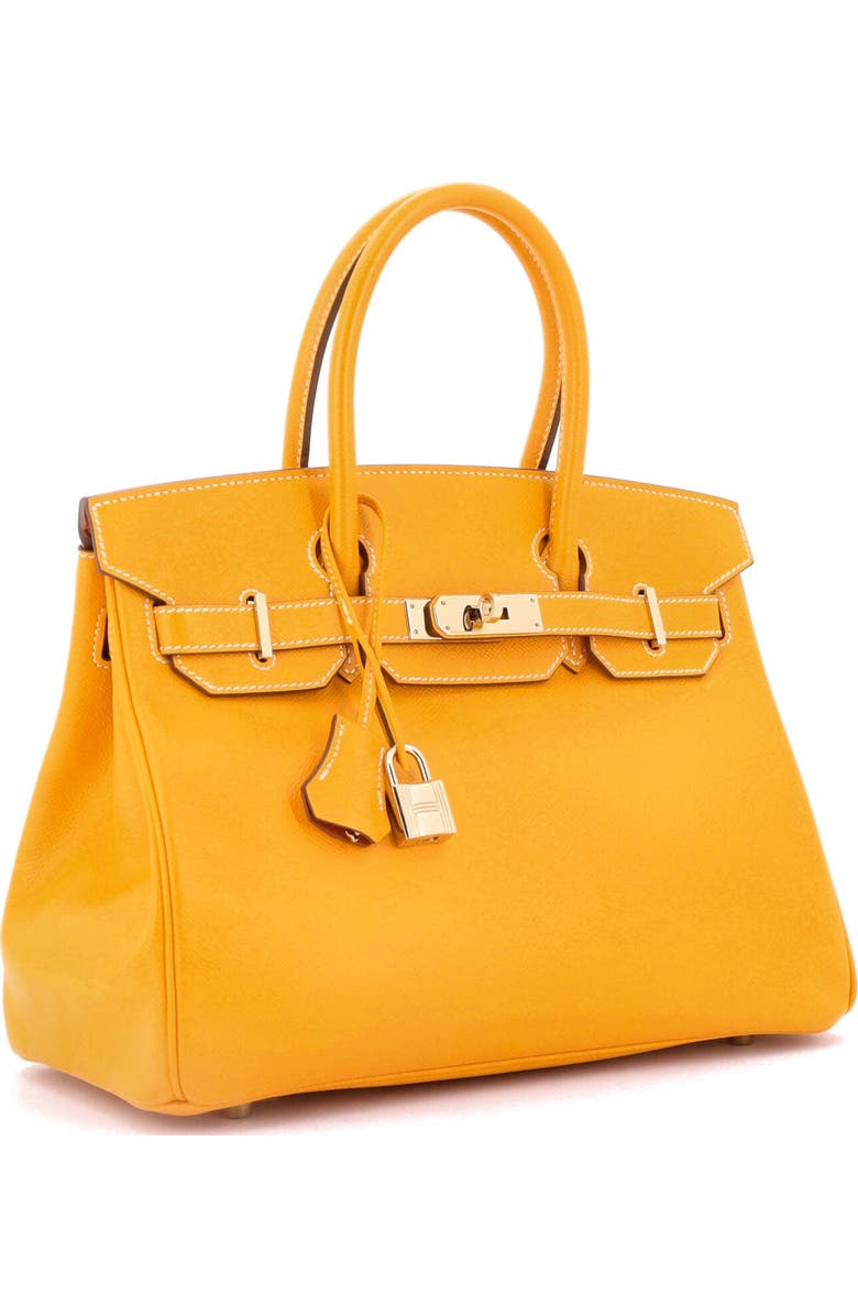 Pre-Owned Hermes Candy Birkin Bag Epsom 30, Alternate, color, Candy - Jaune D'or/Potiron