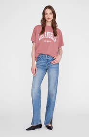 ANINE BING Cade Los Angeles University Tee