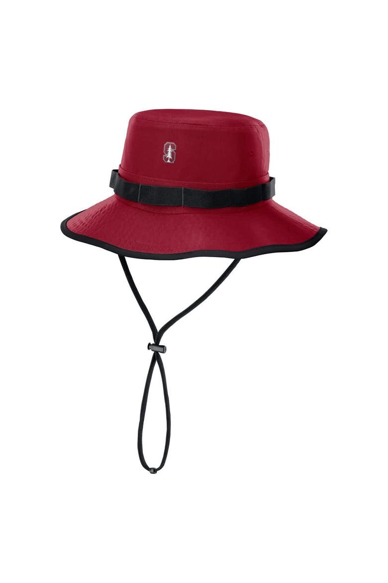 Men's Nike Cardinal Stanford Cardinal 2025 Sideline Apex Boonie Performance Bucket Hat, Main, color, Cardinal