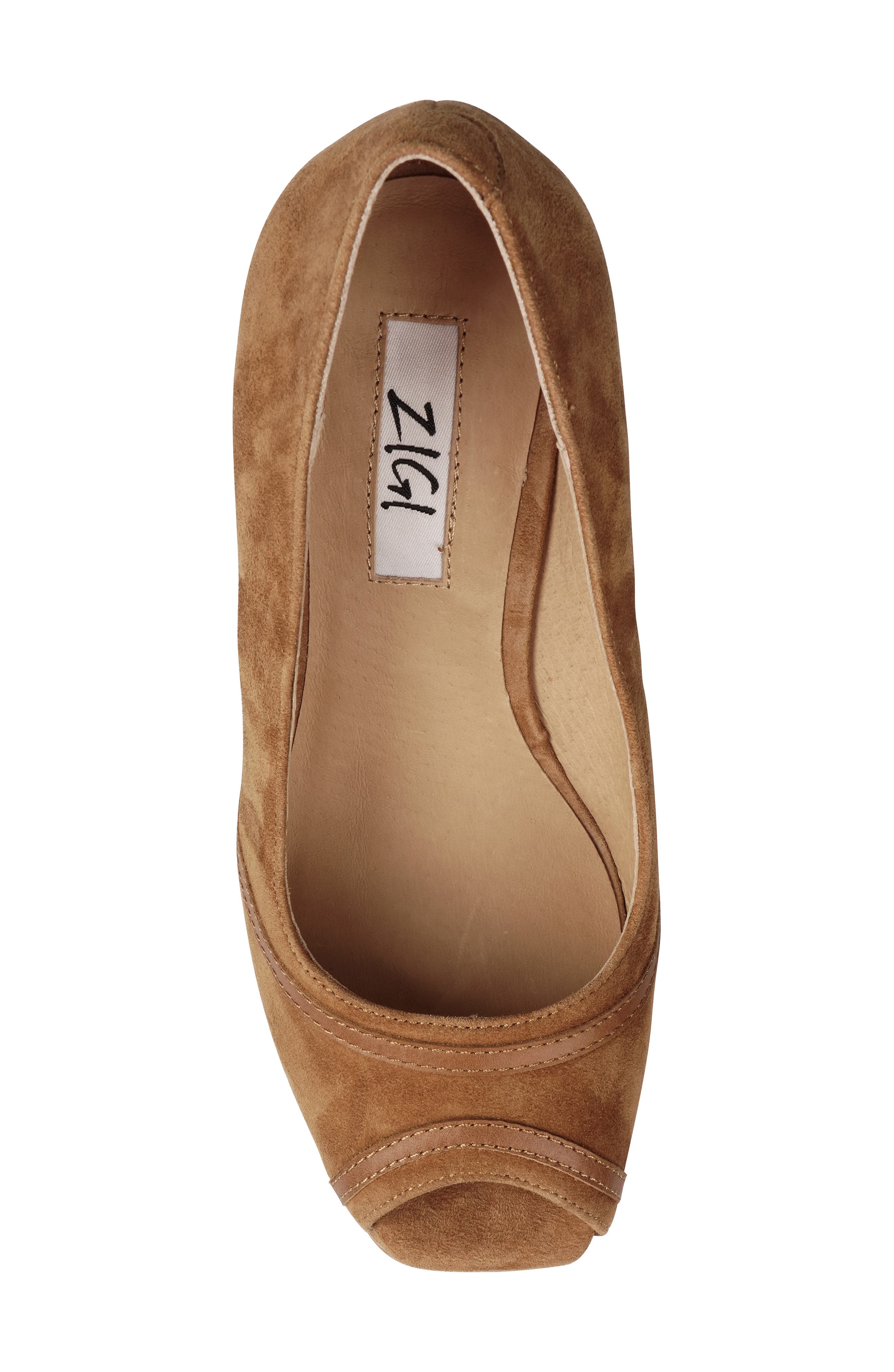 Domenika Peep Toe Platform Wedge Sandal, Alternate, color, TOBACCO SD