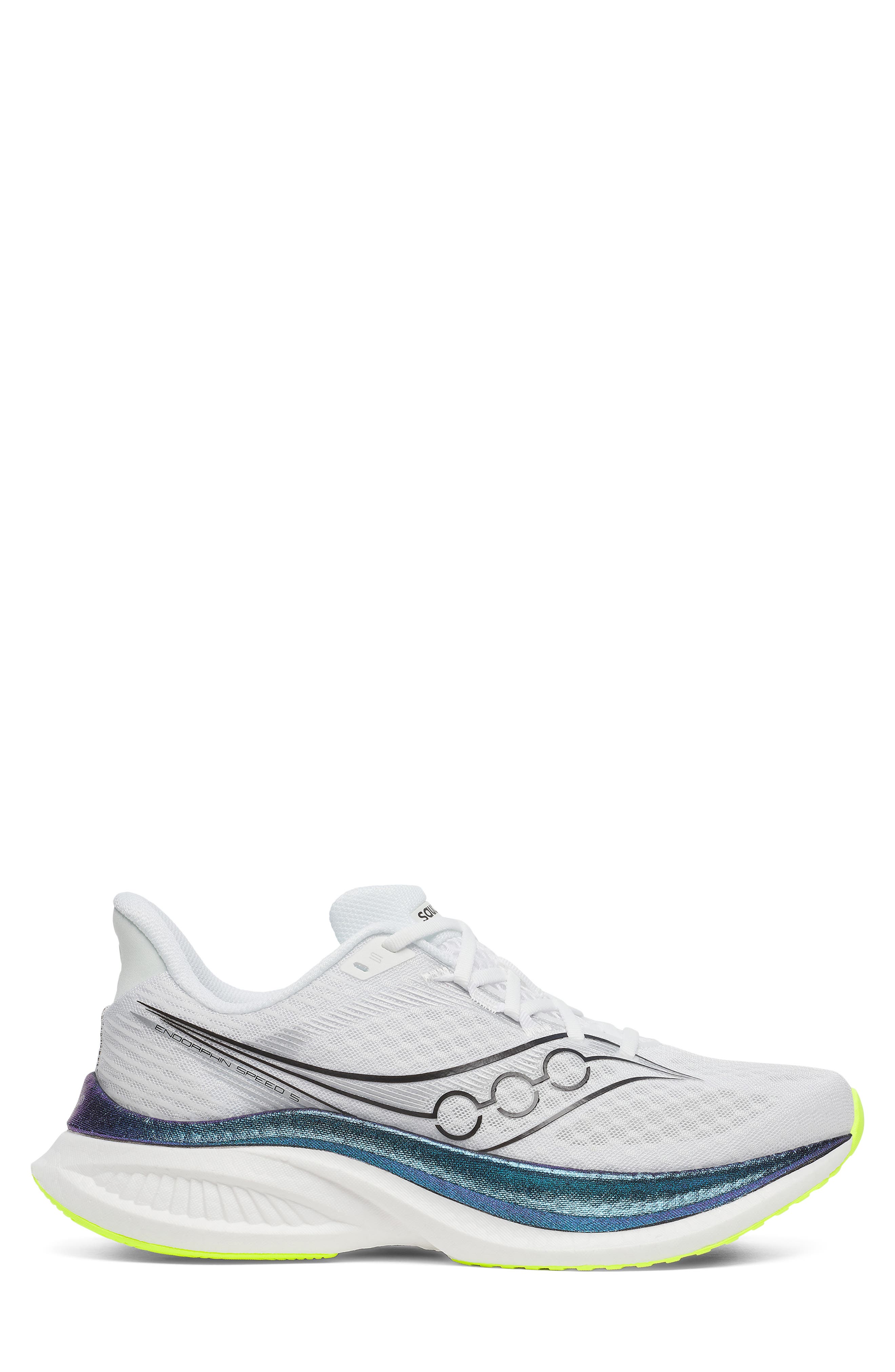 Saucony Endorphin Speed 5 Running Shoe, Alternate, color, White/ Nightsky