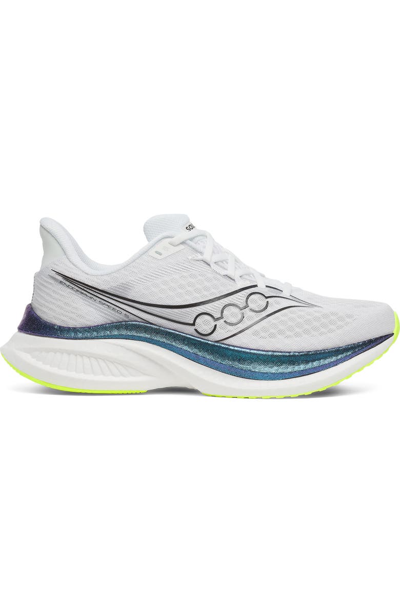 Saucony Endorphin Speed 5 Running Shoe, Alternate, color, White/ Nightsky