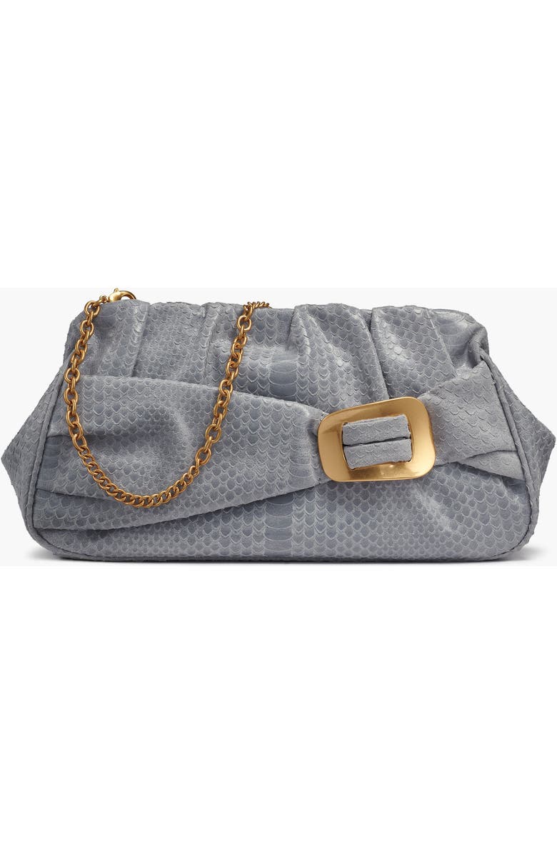 Donna Karan New York Bella Clutch, Main, color, Sky Grey