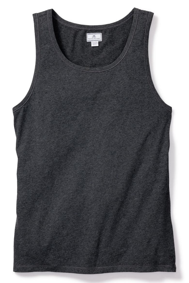 Pima Cotton Sleep Tank Top, Alternate, color, GREY