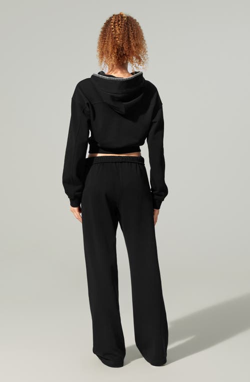 Lilysilk Seamflow Poise Pullover In Black